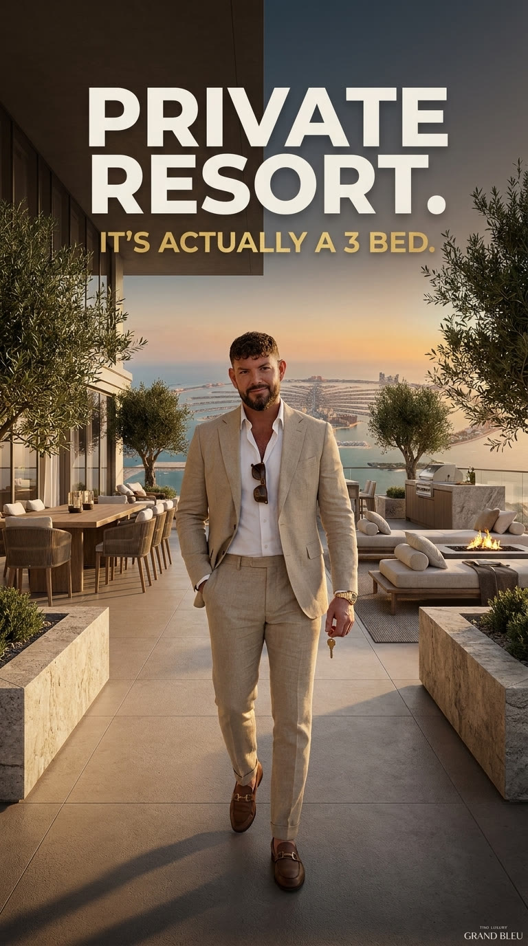 Lifestyle property advert designed by Eleven G Media