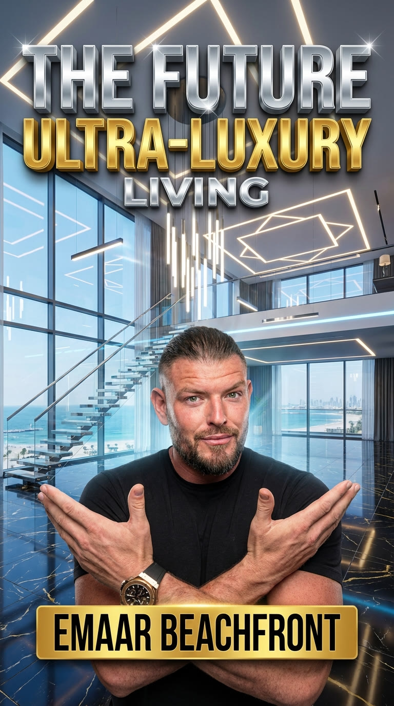 Ultra-luxury living launch poster designed by Eleven G Media